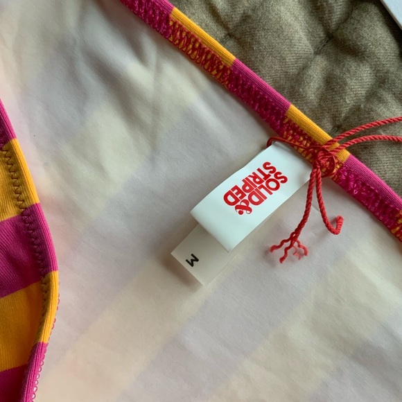 NWT• SOLID & STRIPE Bikini Set - Picture 10 of 11